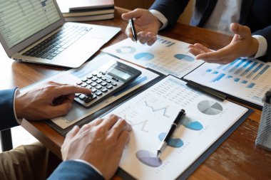 Mali müşavir planlayıcısı toplantı iş kousultasyon giriş