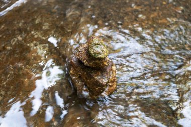 Dört taş dikey olarak düzenlenir ve