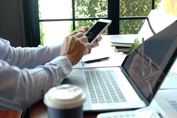 Use of the phone for work, scanning for information on business