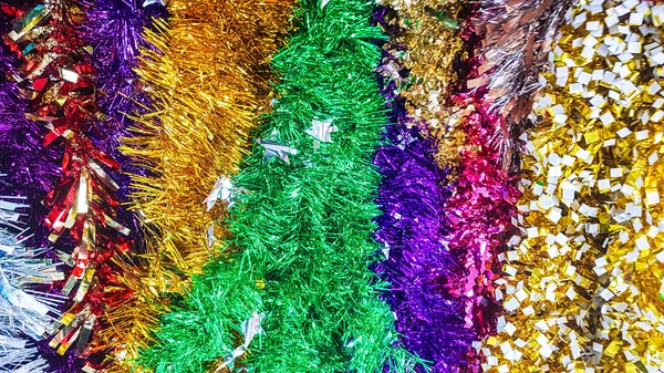Grinalda de Natal brilhante multicolorido — Fotografia de Stock