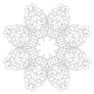 vektör dantel öğesi