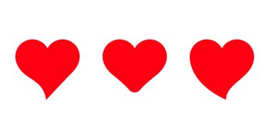 Vektör kalpler simgeler kümesi. Farklı şekiller