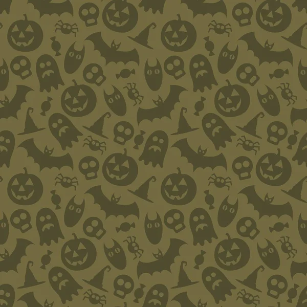 Halloween vector naadloze patroon — Stockvector