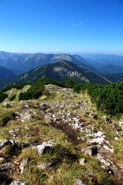 Prachtige Dag Alpen Prachtige Wandelweg Oostenrijk — Stockfoto