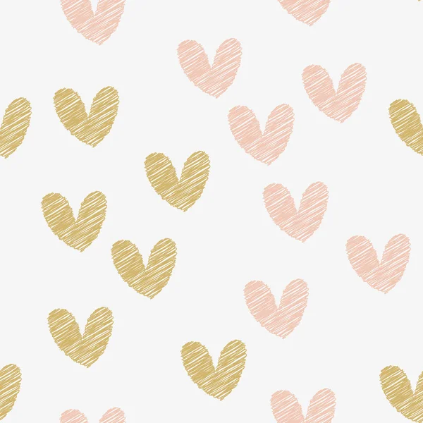 Seamless pattern for Happy Valentine Day, Vector — Stock Vector