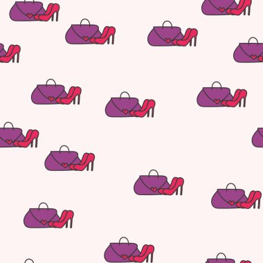 Kadınlar Günü için seamless modeli. Vektör