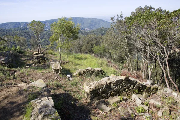 Castellruf Città Iberica Martorelles Spagna 600 200 — Foto Stock