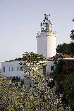 Sant Sebastia Deniz Feneri, Palafrugell, İspanya.