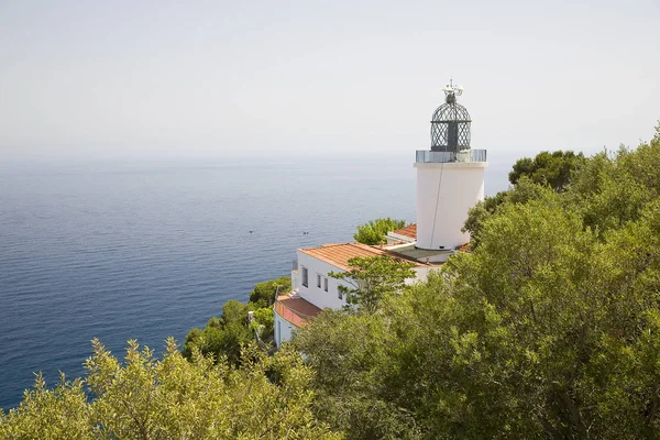 Sant Sebastia Deniz Feneri Palafrugell Spanya — Stok fotoğraf