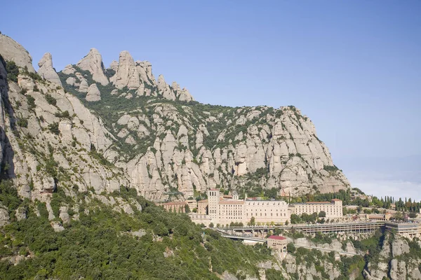 Uitzicht Montserrat Barcelona Spanje — Stockfoto