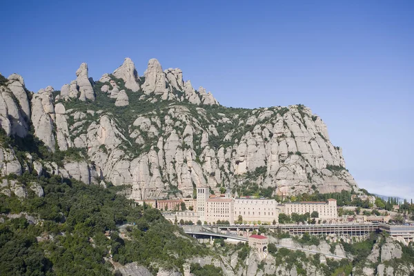 Vista Montserrat Barcellona Spagna — Foto Stock