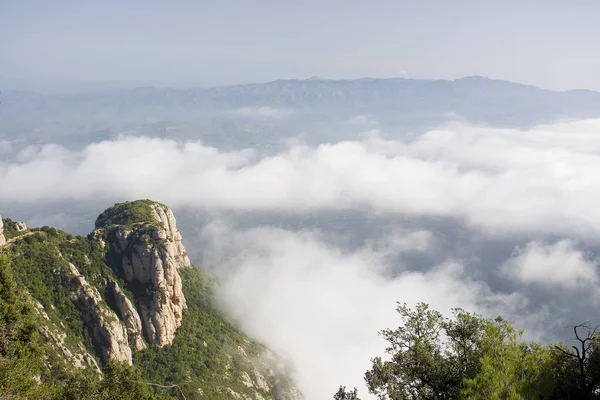 Utsikt Över Montserrat Barcelona Spanien — Stockfoto