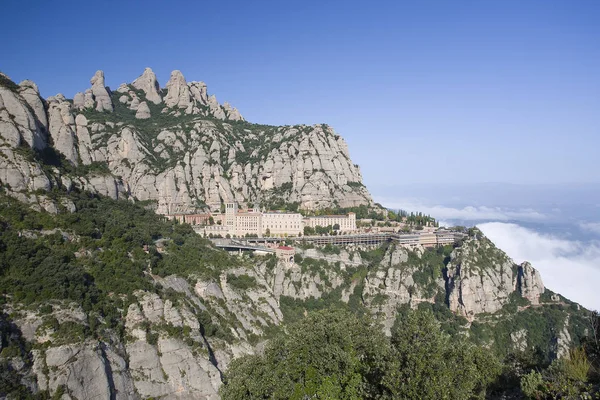 Pohled Montserratu Barcelona Španělsko — Stock fotografie