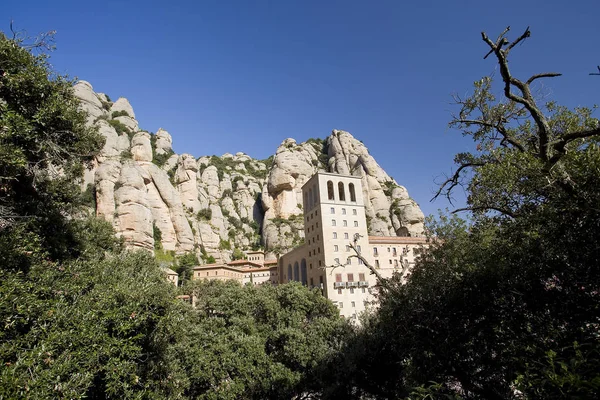 Widok Montserrat Barcelona Hiszpania — Zdjęcie stockowe