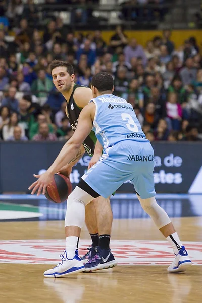 Nicolas Laprovittola Joventut Akcióban Spanyol Acb Bajnoki Kosárlabda Mérkőzés Között — Stock Fotó