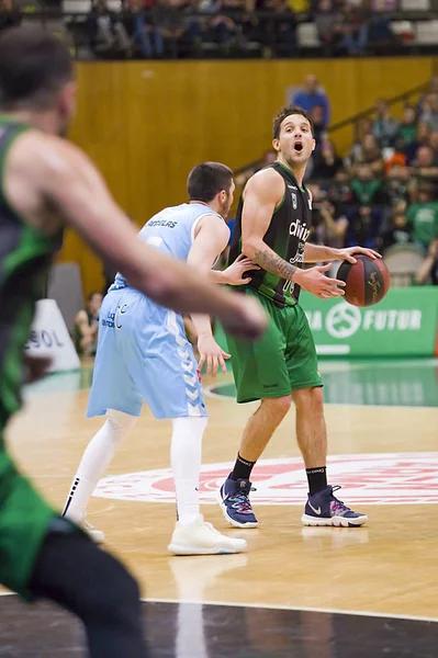 Nicolas Laprovittola Van Joventut Actie Bij Spaanse Acb League Basketbal — Stockfoto