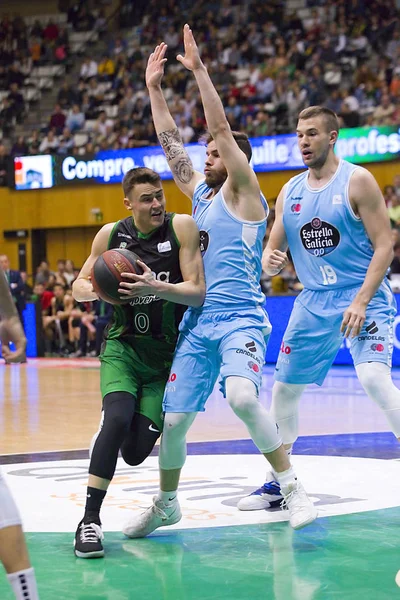 Nenad Dimitrijevic Von Joventut Aktion Beim Basketballspiel Der Spanischen Acb — Stockfoto