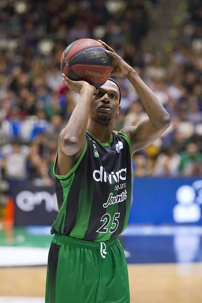 Thaddus Mcfadden Joventut Akci Španělské Acb League Basketbal Mezi Joventut — Stock fotografie