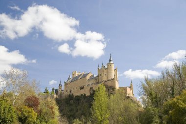 Alcazar Segovia, castilla y leon, İspanya.