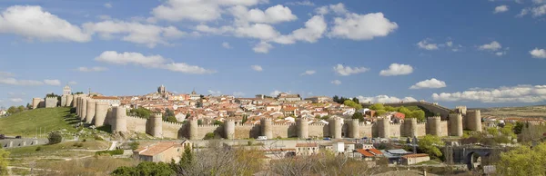 Vista Avila Castille Espanha — Fotografia de Stock