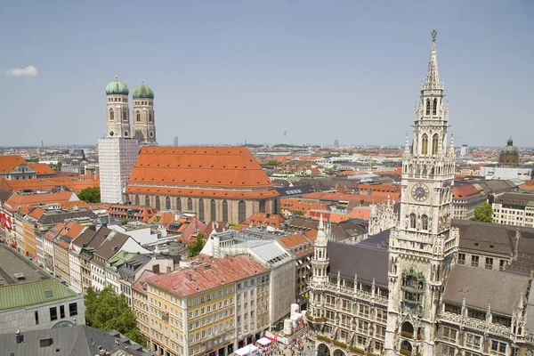 Vista Ciudad Munich Alemania — Foto de Stock