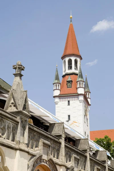 Ratusz Staromiejski Monachium Niemcy — Zdjęcie stockowe