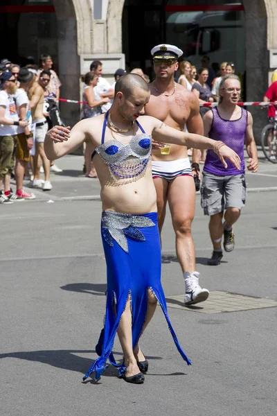 Temmuz 2015 Münih Almanya Gay Pride Gününe Katılanlar — Stok fotoğraf