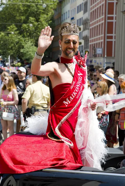 Personer Som Deltar Gay Pride Dagen Den Juli 2015 München — Stockfoto