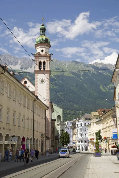 Vista Iglesia Servitenkirche Julio 2015 Innsbruck Tirol Austria —  Fotos de Stock