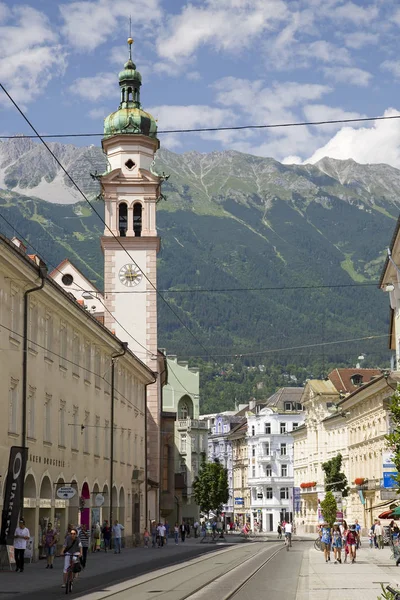 View Servitenkirche Church July 2015 Innsbruck Tyrol Austria — Stock Photo, Image