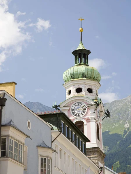 Vista Spitalskirche Innsbruck Tirol Austria —  Fotos de Stock