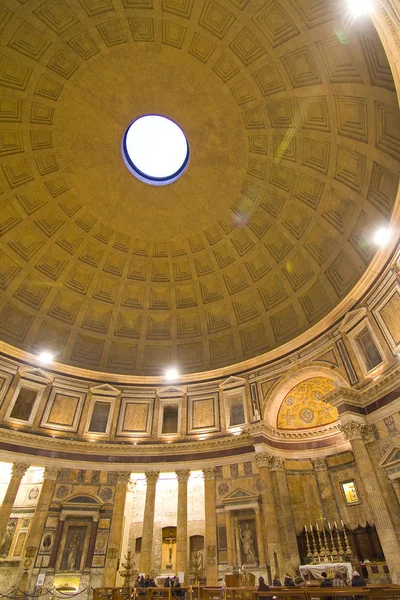 Pantheon Římský Chrám Řím Itálie — Stock fotografie
