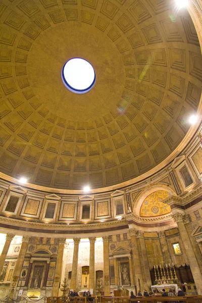 Pantheon Römischer Tempel Rom Italien — Stockfoto