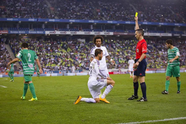 Barcelona Október Cornella Real Madrid Közötti Copa Del Rey Meccsen — Stock Fotó