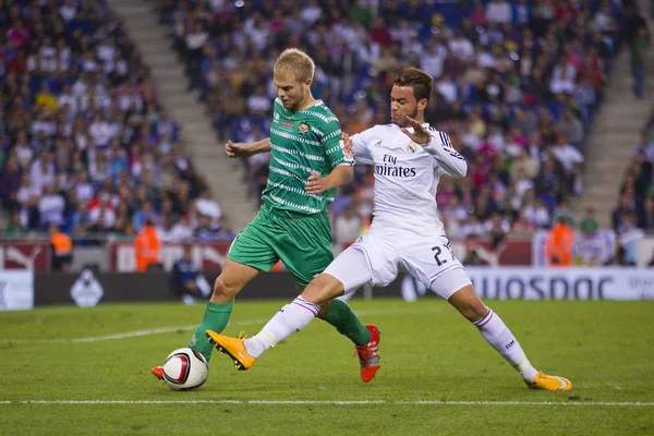 Raul Tomas Action Copa Del Rey Match Cornella Real Madrid — Stockfoto