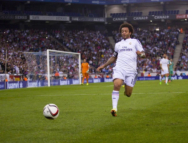 Marcelo Vieira Action Copa Del Rey Match Cornella Real Madrid — ストック写真