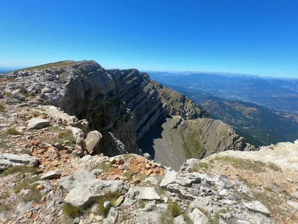 Cadi Range Poblíž Vrcholu Vulturo 2649 Metrů Pyrenejské Hory Španělsko — Stock fotografie
