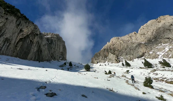 Pedraforca Berg 2506 Meter Pyreneeën Spanje — Stockfoto