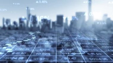 Modern şehrin arka planına ilişkin finansal göstergeler