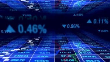 Finansal veya iş göstergeleri arka planı