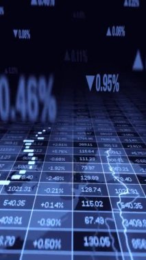 Finansal veya iş göstergeleri arka planı