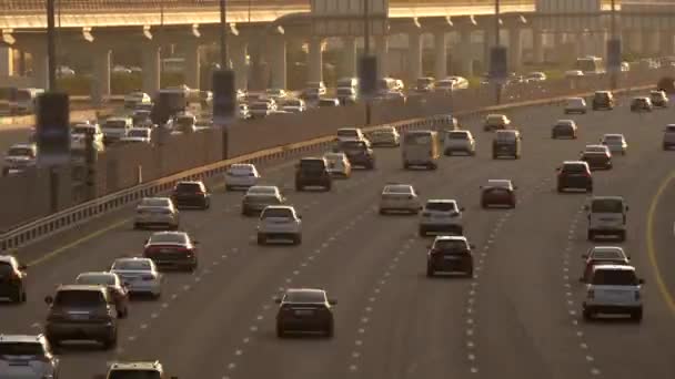 Vista Aérea Gran Metrópolis Durante Día Soleado — Vídeos de Stock