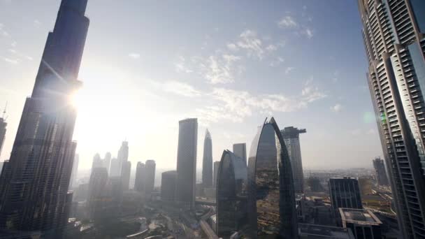 Luftaufnahme Der Großstadt Bei Tag — Stockvideo