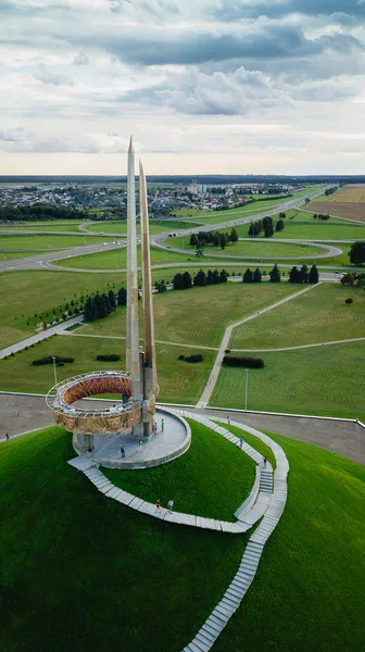 Höyüğün zafer. Minsk. Belarus. Hava.
