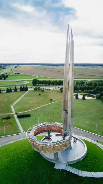 Höyüğün zafer. Minsk. Belarus. Hava.