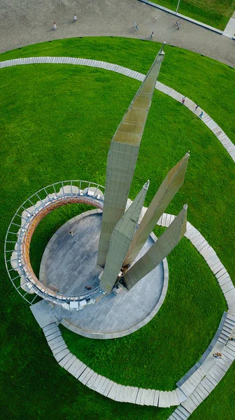 Höyüğün zafer. Minsk. Belarus. Hava.