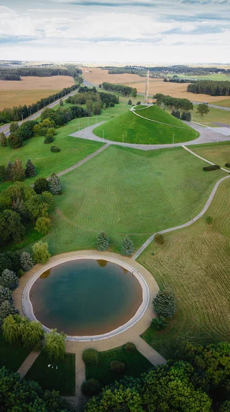 Höyüğün zafer. Minsk. Belarus. Hava.