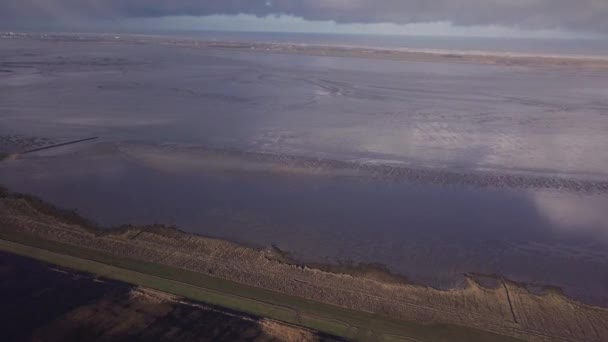 Východní Frísko nebo východní Friesland. Dolní Sasko — Stock video