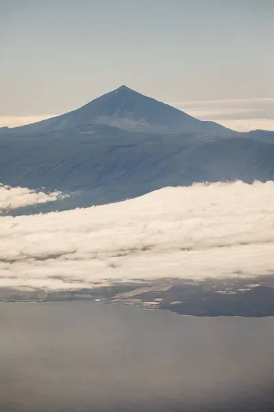 Teide view from above. National Park, Tenerife, Canary Islands, Spain. — Stock Photo, Image