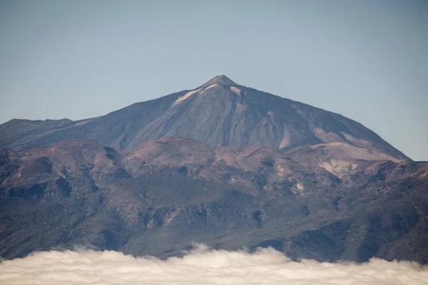 Teide view from above. National Park, Tenerife, Canary Islands, Spain. — Stock Photo, Image